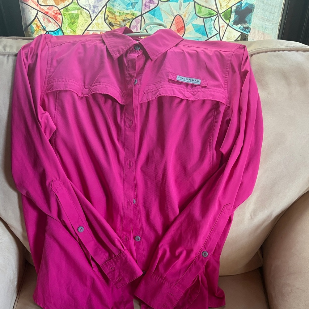 Field & Stream Bright Pink Women's Outdoor Shirt